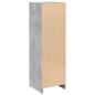 Preview: Badezimmerschrank Betongrau 30x30x95 cm Holzwerkstoff