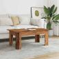 Preview: ARDEBO.de - Couchtisch Altholz-Optik 100x60x42 cm Holzwerkstoff