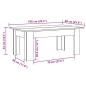 Preview: Couchtisch Altholz-Optik 100x60x42 cm Holzwerkstoff