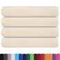 Preview: Handtücher 4 Stk. Creme 100x200 cm 360 g/m² 100% Baumwolle