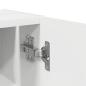 Preview: Badezimmerschrank mit Rollenhalter Weiß 20,5x22x72 cm