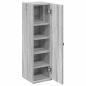 Preview: Badezimmerschrank mit Rollenhalter Grau Sonoma 20,5x22x72 cm