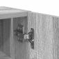 Preview: Badezimmerschrank mit Rollenhalter Grau Sonoma 20,5x22x72 cm