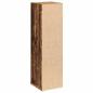 Preview: Badezimmerschrank mit Rollenhalter Altholz-Optik 20,5x22x72 cm
