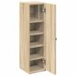 Preview: Badezimmerschrank mit Rollenhalter Sonoma-Eiche 20,5x22x72 cm