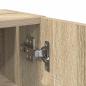 Preview: Badezimmerschrank mit Rollenhalter Sonoma-Eiche 20,5x22x72 cm