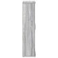 Preview: Badezimmerschrank mit Rollenhalter Grau Sonoma 39x22x90 cm