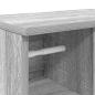 Preview: Badezimmerschrank mit Rollenhalter Grau Sonoma 39x22x90 cm