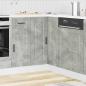 Preview: Küchen-Eckunterschrank Porto Betongrau Holzwerkstoff