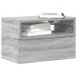 Preview: ARDEBO.de - Wand-Nachttische 2 Stk. Grau Sonoma 45x26x28,5 cm