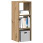 Preview: ARDEBO.de - Bücherregal Stapelbar Artisan-Eiche 30x30x80 cm Holzwerkstoff
