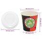 Preview: Pappbecher mit Deckeln 1000 Stk. 4oz 120ml