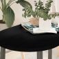 Preview: ARDEBO.de - Tischplatte Dunkelbraun 100x50x2 cm Massivholz Eiche Oval