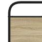 Preview: Kopfteil Sonoma-Eiche 200 cm Stahl und Holzwerkstoff