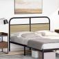 Preview: Kopfteil Sonoma-Eiche 120 cm Stahl und Holzwerkstoff