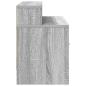 Preview: Nachttische mit Schublade 2 Stk. Grau Sonoma 51x31x47 cm