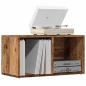 Preview: ARDEBO.de - Aufbewahrungstruhe Altholz-Optik 69,5x34x36 cm Holzwerkstoff