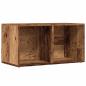 Preview: Aufbewahrungstruhe Altholz-Optik 69,5x34x36 cm Holzwerkstoff