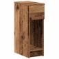 Preview: Nachttisch mit Schublade Altholz-Optik 20x36x60 cm