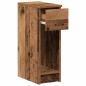 Preview: Nachttisch mit Schublade Altholz-Optik 20x36x60 cm