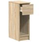 Preview: Nachttische mit Schublade 2 Stk. Sonoma-Eiche 20x36x60 cm