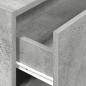 Preview: Schrank mit 2 Schubladen Betongrau 60x31x40 cm Holzwerkstoff
