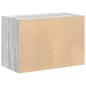 Preview: Schrank mit 2 Schubladen Grau Sonoma 60x31x40 cm Holzwerkstoff