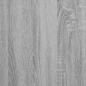Preview: Wandregal mit Schubladen Grau Sonoma 100x37,5x19 cm
