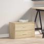 Preview: Schrank mit 2 Schubladen Sonoma-Eiche 60x31x40cm Holzwerkstoff