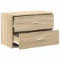 Preview: Schrank mit 2 Schubladen Sonoma-Eiche 60x31x40cm Holzwerkstoff