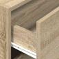 Preview: Schrank mit 2 Schubladen Sonoma-Eiche 60x31x40cm Holzwerkstoff