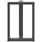Preview: Esstischbeine T-Form 2 Stk. Anthrazit 50x35x(72-73) cm Stahl