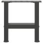 Preview: Couchtischbeine Anthrazit 2 Stk. 30×40 cm Stahl