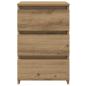 Preview: Nachttische 2 Stk. Artisan-Eiche 40x35x62,5 cm Holzwerkstoff