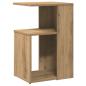 Preview: Beistelltisch Artisan-Eiche 36x30x56 cm Holzwerkstoff
