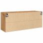 Preview: TV-Wandschrank Artisan-Eiche 100x30x41 cm