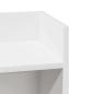 Preview: Beistelltische 2 Stk. mit Ablage Weiß 25,5x27x60 cm