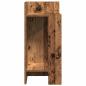 Preview: Beistelltische 2 Stk. mit Ablage Altholz-Optik 25,5x27x60 cm
