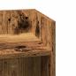 Preview: Beistelltische 2 Stk. mit Ablage Altholz-Optik 25,5x27x60 cm