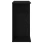 Preview: Nachttische 2 Stk. Schwarz Eichen-Optik 46,5x29x61 cm