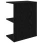 Preview: Nachttische 2 Stk. Schwarz Eichen-Optik 46,5x29x61 cm