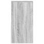 Preview: Nachttisch mit Schublade Grau Sonoma 35x34x66,5 cm