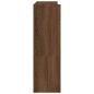 Preview: Schuhregal Braun Eichen-Optik 80x25x81 cm Holzwerkstoff