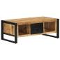 Preview: Couchtisch 90x50x36 cm Raues Massivholz Mango