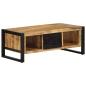 Preview: Couchtisch 90x50x36 cm Raues Massivholz Mango