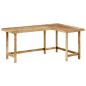 Preview: ARDEBO.de - Schreibtisch 165x110x75 cm Massivholz Mango