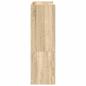 Preview: Schuhregal Sonoma-Eiche 80x25x61,5 cm Holzwerkstoff