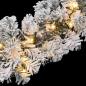 Preview: Weihnachtsgirlande mit LED-Leuchten Grün 10 m PVC