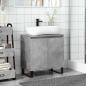 Preview: Badschrank Betongrau 58 x 33 x 60 cm Holzwerkstoff