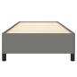 Preview: Bettgestell Dunkelgrau 90x190 cm Stoff